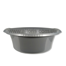 миска пластмассовая Полимерагро - 24л пищевая Металлик