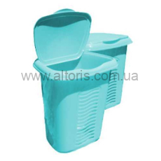 корзина для белья Консенсус - 40л, бирюза