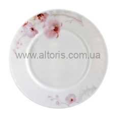 Тарелка мелкая стеклокерамика S&T - №8 Розовая орхидея