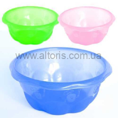 миска пластмассовая Полимерагро - 1,6л пищевая прозрачная