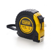 Рулетка СИЛА - обрезиненная стандарт, 5м*25мм