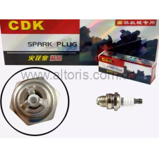 свеча зажигания Benzoritm - «CDK», 3 анода