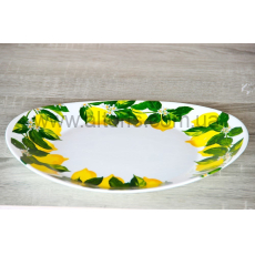 блюдо стеклокерамика  "Prometeo" Gallery - 32*26см "Lemon"  овал