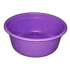таз 50л пластмассовый круглый Консенсус - фиолетовый