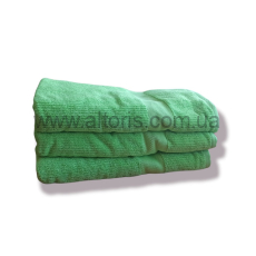 Полотенце махра 500 бордюр Зеленый  - 70*140 см