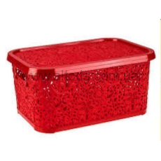 корзина  с крышкой Ажур R  - 10л