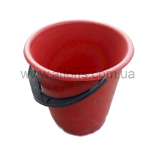 ведро пластмассовое не пищевое без кр Полимерагро - 10л п/э  красное