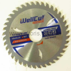 Круг отрезной по дереву Wellcut Standard - 180х22,23 21Т