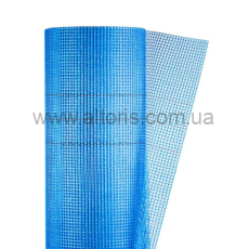 сетка фасадная ( К ) - синяя ( 5*5мм ) 45м  125 г/ м