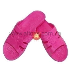 шлепанцы женские Роза-6 - малиновый размер 36-41(6 пар)