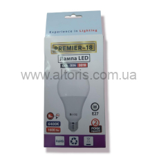 лампа LED HOROZ - 18W 6400 E27 1000Lm 175-250V