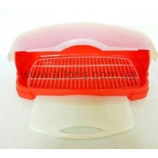 хлебница с кухонной доской"Консенсус" - красная