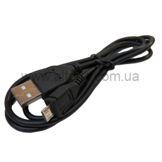 шнур переходной - USB-microUSB 1м. черный