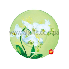 блюдо стекло Lumines - д=300мм Орхидея/S3012/ W024 /