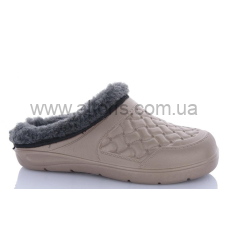 сабо женские - L8  р.37-42 (6пар) теплые ,беж