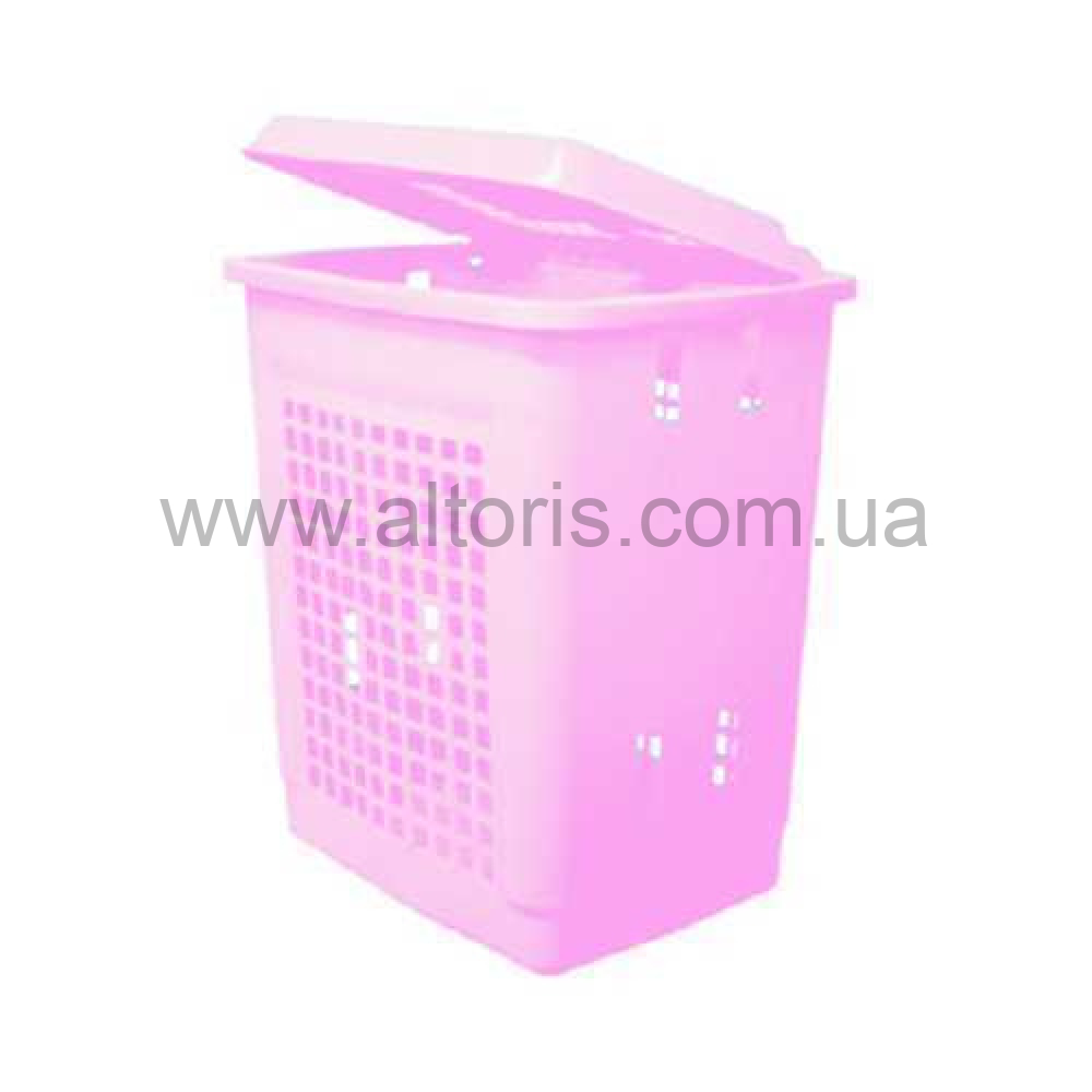 корзина для белья Консенсус - 55л, розовый