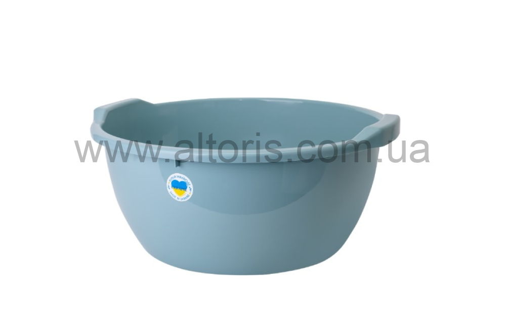 таз пластмассовый  Алеана  - 44л сизо-голубой