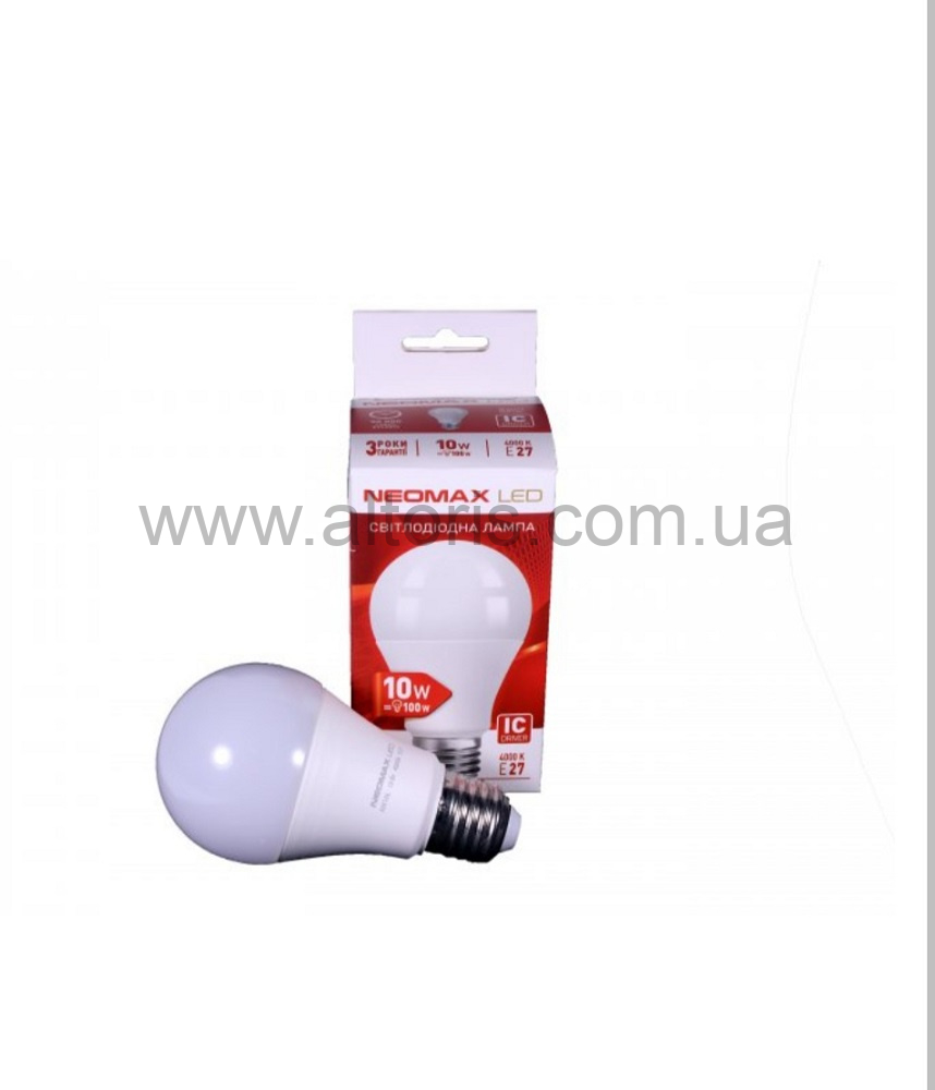 лампа LED NEOMAX - 10W 6500K E27