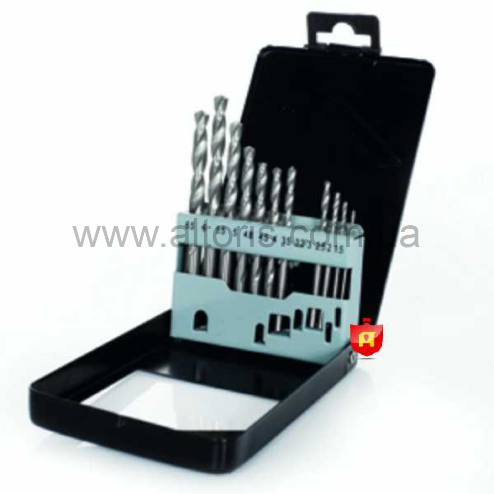 набор сверл по металлу  APRO - Р6М5 метал бокс 2,0-8,0мм 13шт