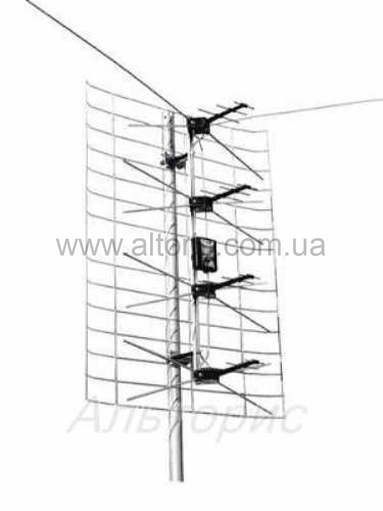 антенна телевизионная - с усилителем