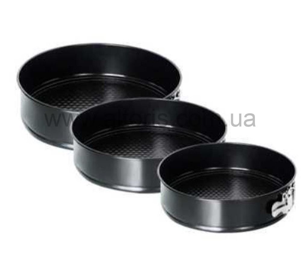 Набор форм для выпечки EMPIRE - разъемные, круглые 3шт, 9845 /22*6,8/24*6,8/26*6,8см
