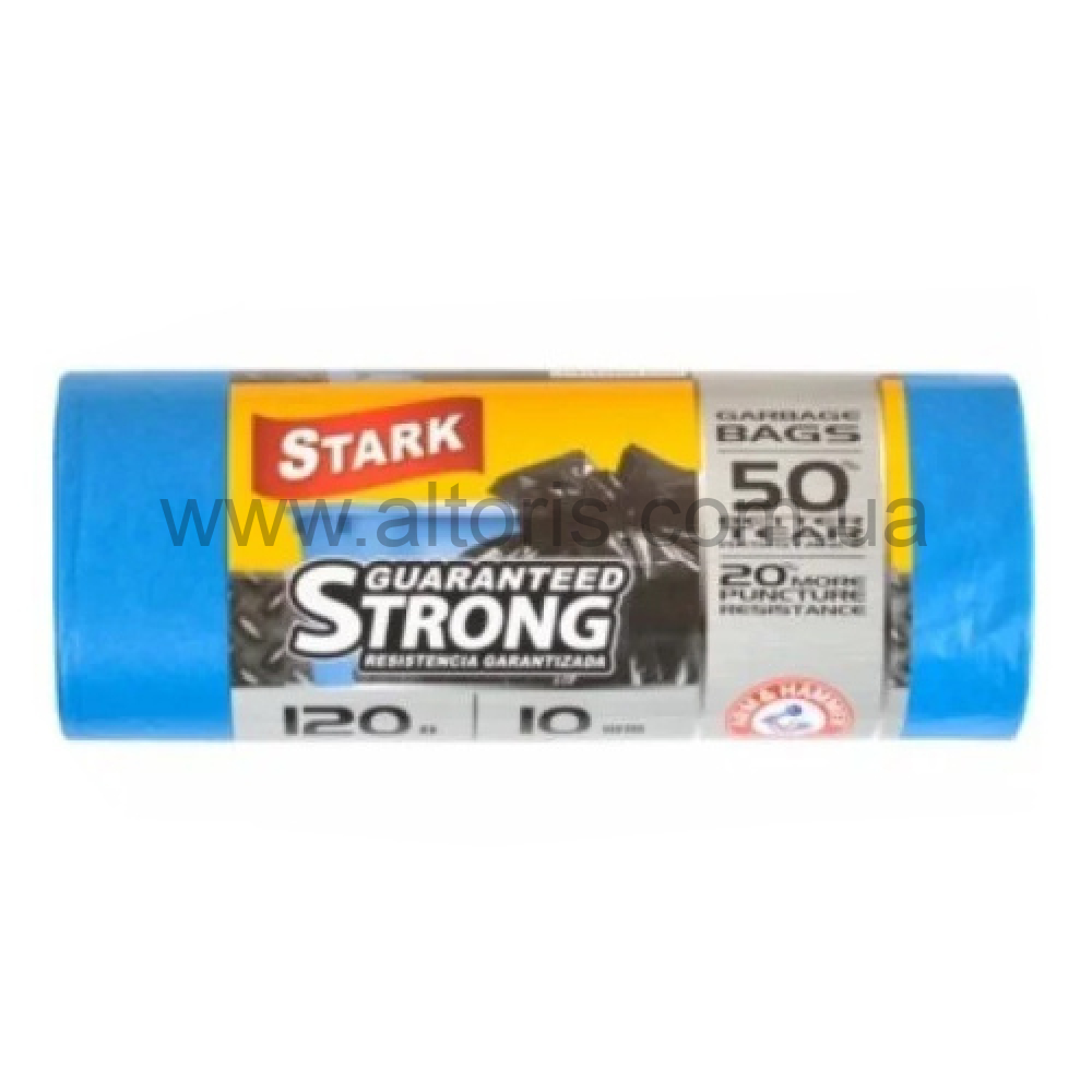 пакеты для мусора STARK - 120л*10шт прочные