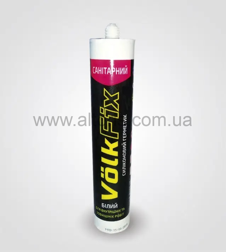 герметик VolkFix - 290 мл санитарный белый