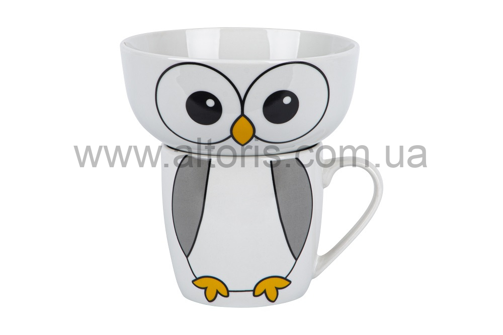 набор детский керамика LIMITED EDITION - 2 пр.в уп HAPPY OWL YF6014