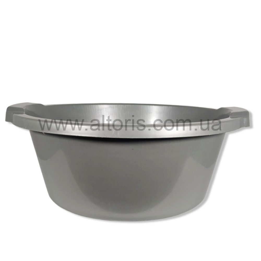 миска пластмассовая Полимерагро - 12л п/э Металлик