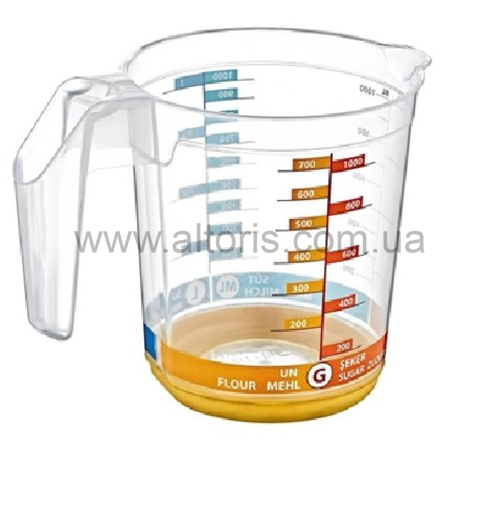 кружка мерная пластм. IRAK Plastic - 0,5л 11x16,5x11,5см