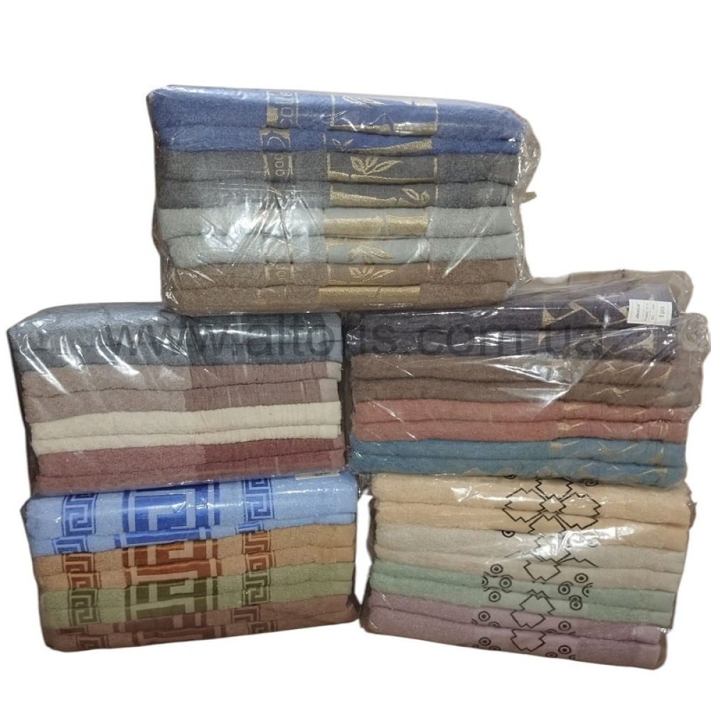 Полотенце махровое 70*140см - микс