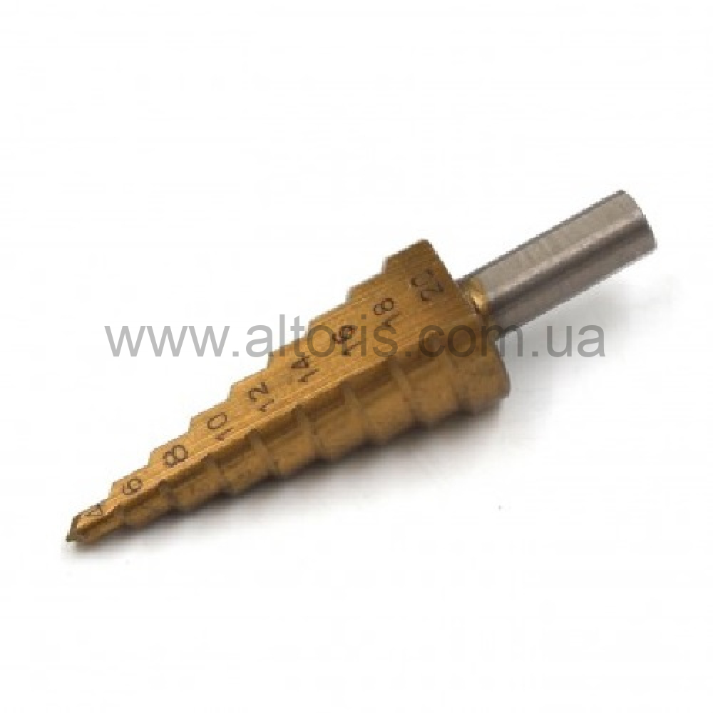 сверло многоступенчатое  Kubis - 4-12 мм, TiN, HRC 60-63