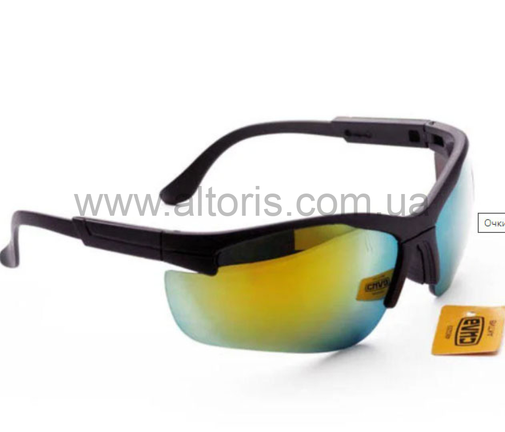 очки защитные СИЛА - оранж.зеркало АКТИВ
