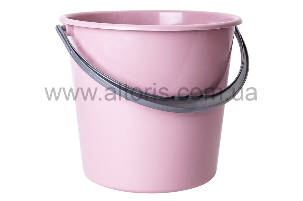 ведро пластмассовое пищевое БЕЗ кр Алеана - 14л фрезия