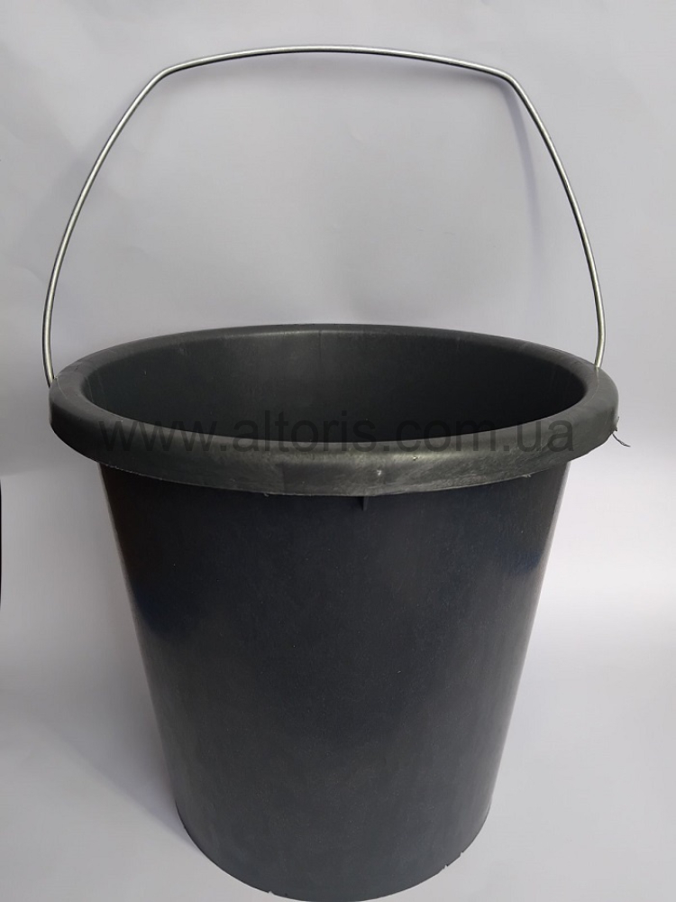 ведро пластмассовое не пищевое без кр Полимерагро - 10 л п/е с метал ручкой 2 й сорт