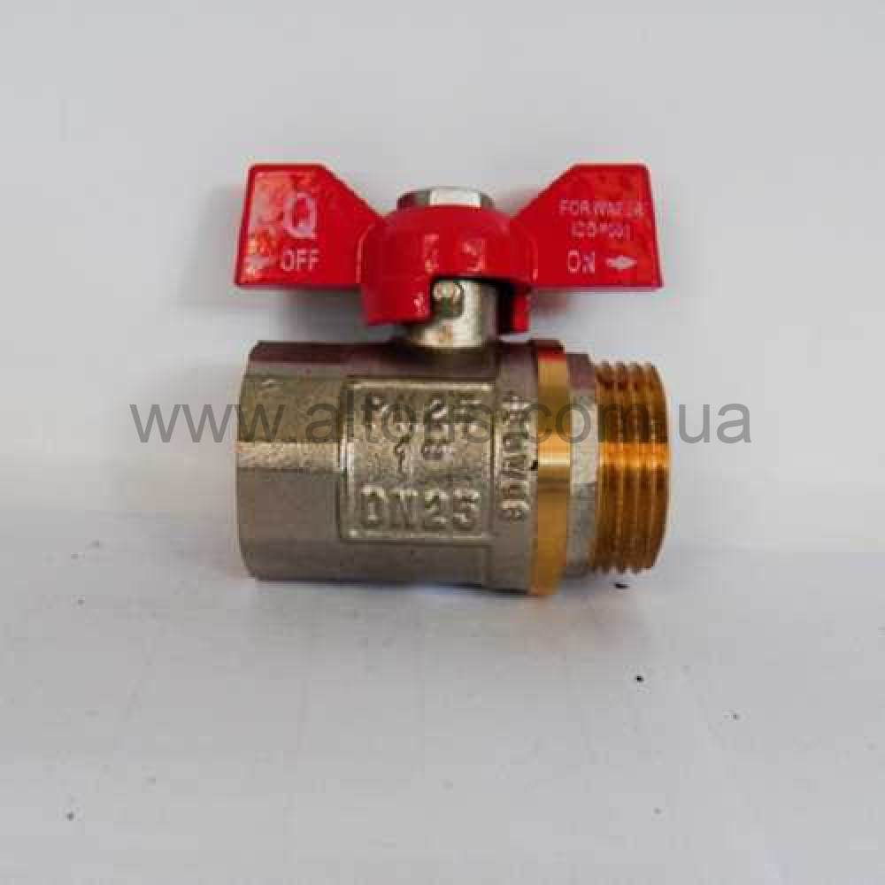 кран шар. полнопроходной вода - 3/4" г*ш КБ  AQUA