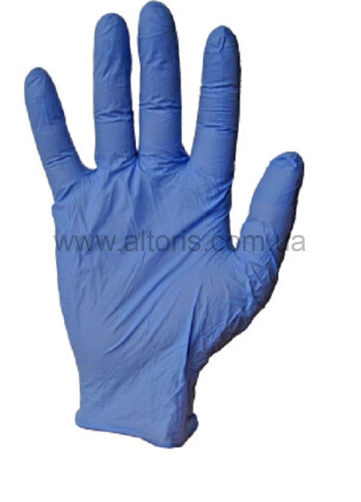 Перчатки резиновые - нитрил М