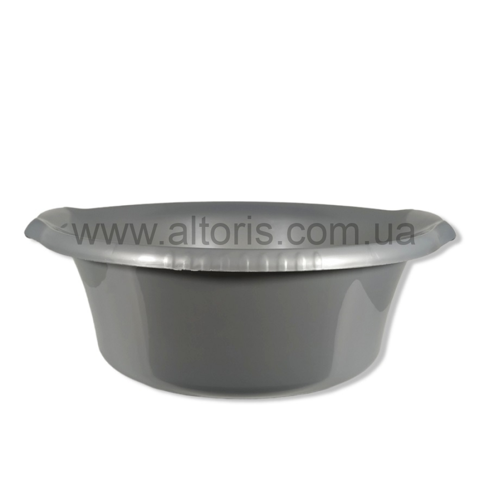 миска пластмассовая Полимерагро - 10л пищевая Металлик
