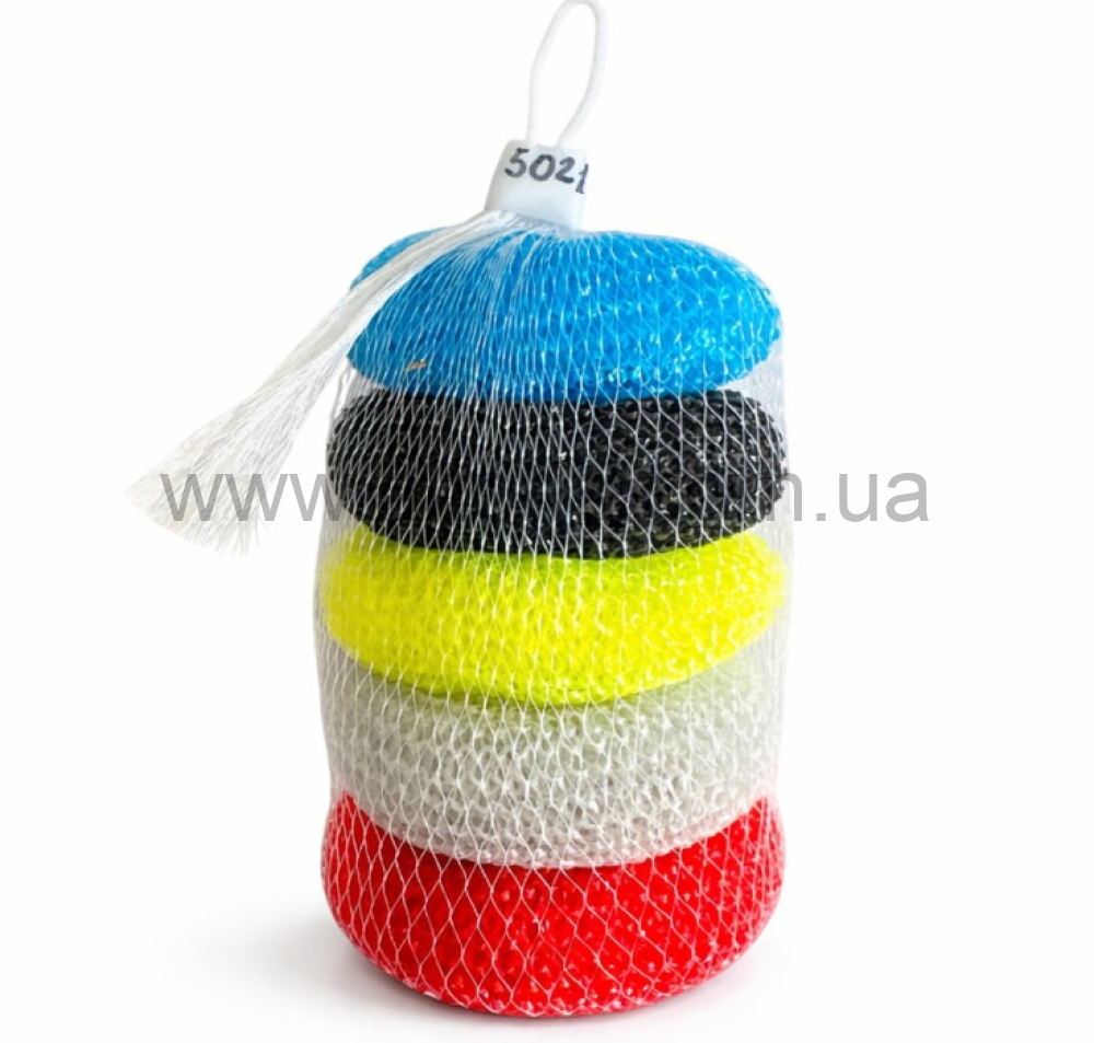 мочалка кухонная - 5шт * 6гр.  №5021