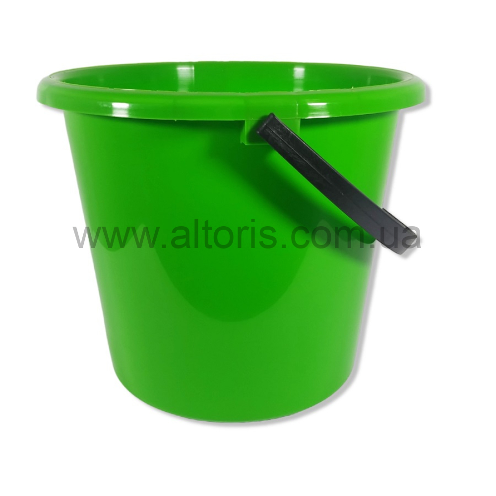 ведро пластмассовое пищевое мерное Полимерагро - 5л Салатовый