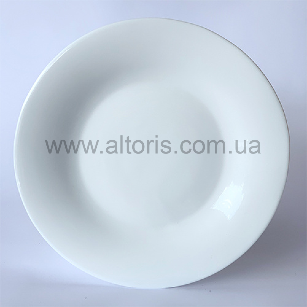тарелка мелкая керамика Interos - №7  WHITE d17,5  RWP-01