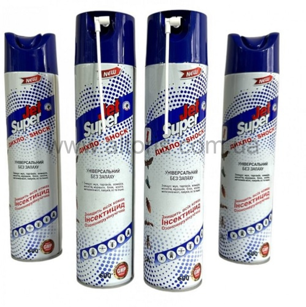 дихлофос JET SUPER - 600мл без запаха