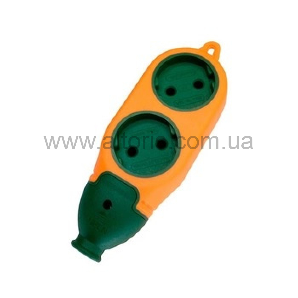 Колодка строительная АВАТАР - 2гн+2гн без заземл. двухсторонняя