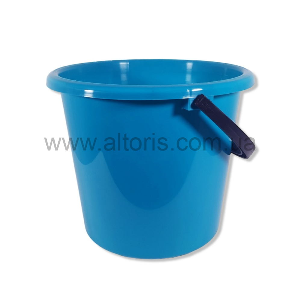 ведро пластмассовое пищевое мерное Полимерагро - 5л Голубое