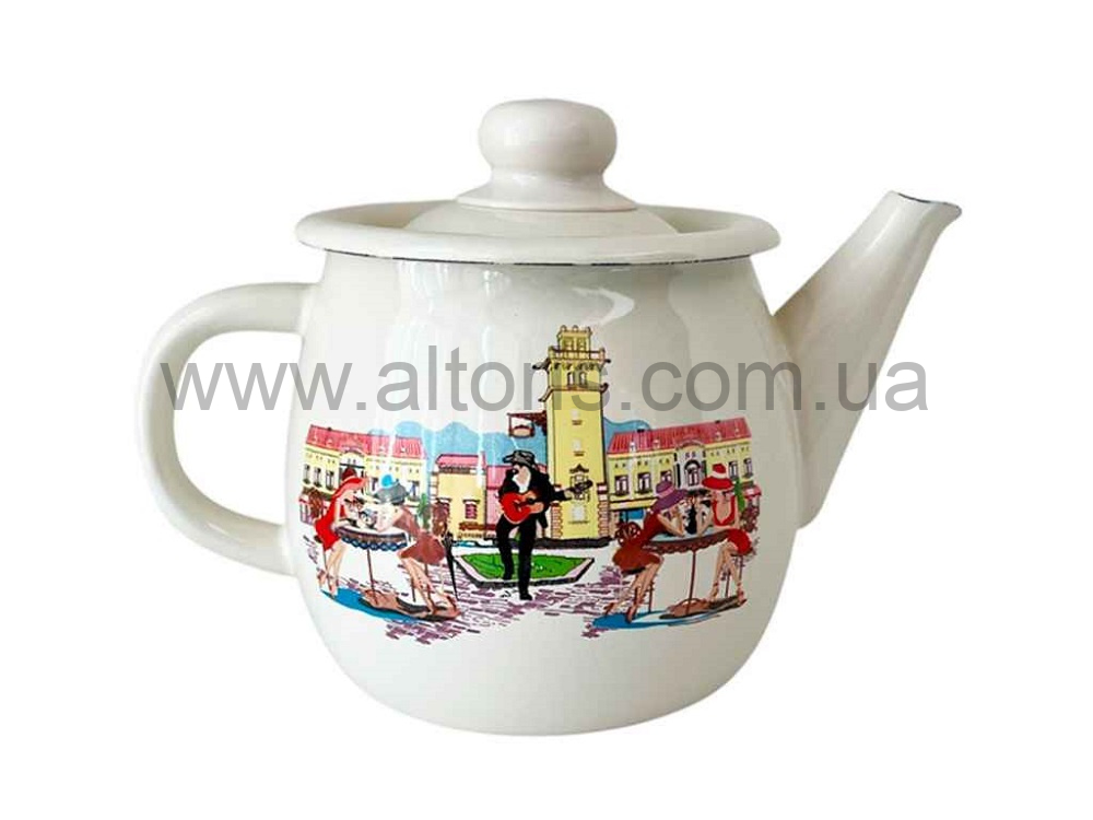 чайник эмаль НМ 1л/2 2707/2 - Сомелье (молочная)