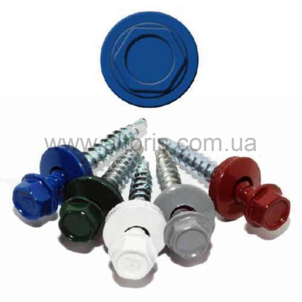 саморез кровельный SDSМ, по металлу - 4,8*19 /5005/ уп.250шт.  Сигнальный синий