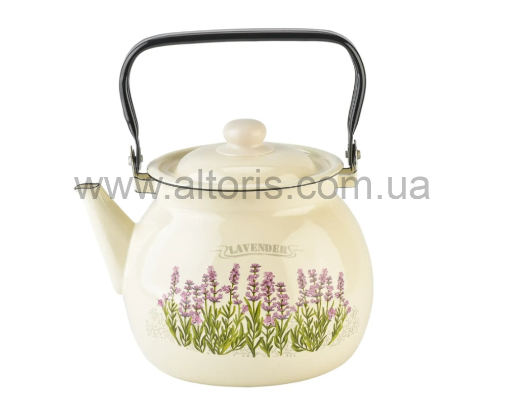 чайник эмаль НМ 3,5л.сфера 27130/2 - Лаванда (молочная)