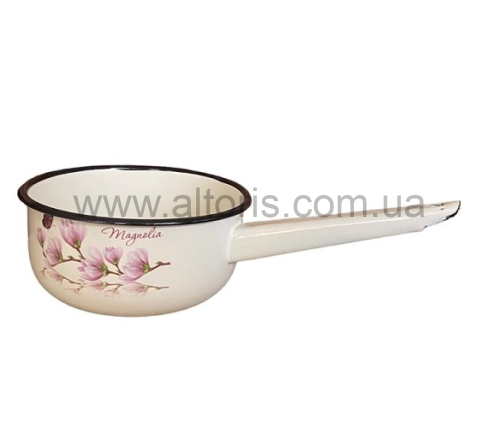 ковш эмаль НМ 1,5л/2 21082/2 - Магнолия (молочная)