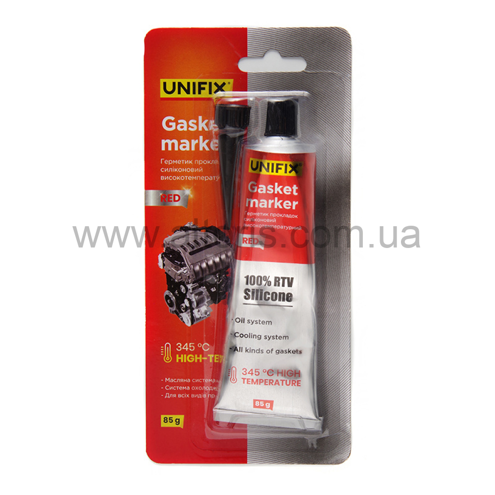герметик высокотемпературный UNIFIX - 85 г красный