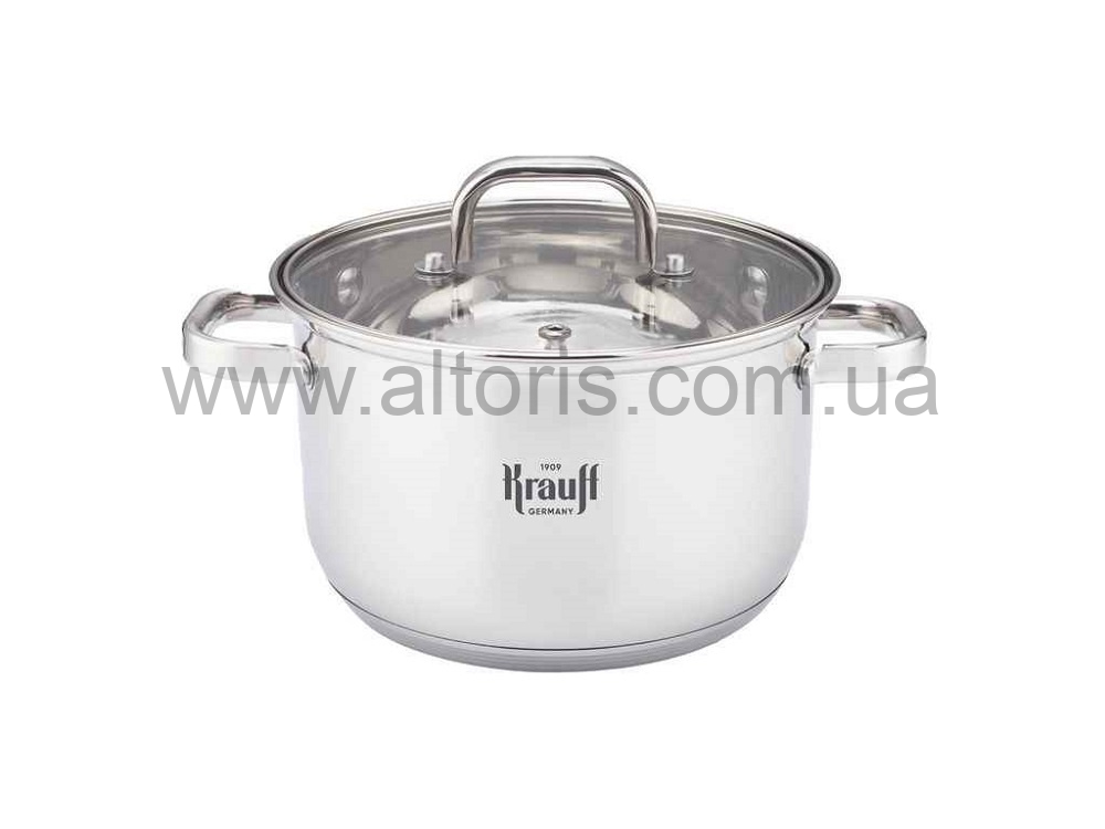 кастрюля  Krauff нерж.сталь - 5,7л ,24см. Артикул: 26-238-111